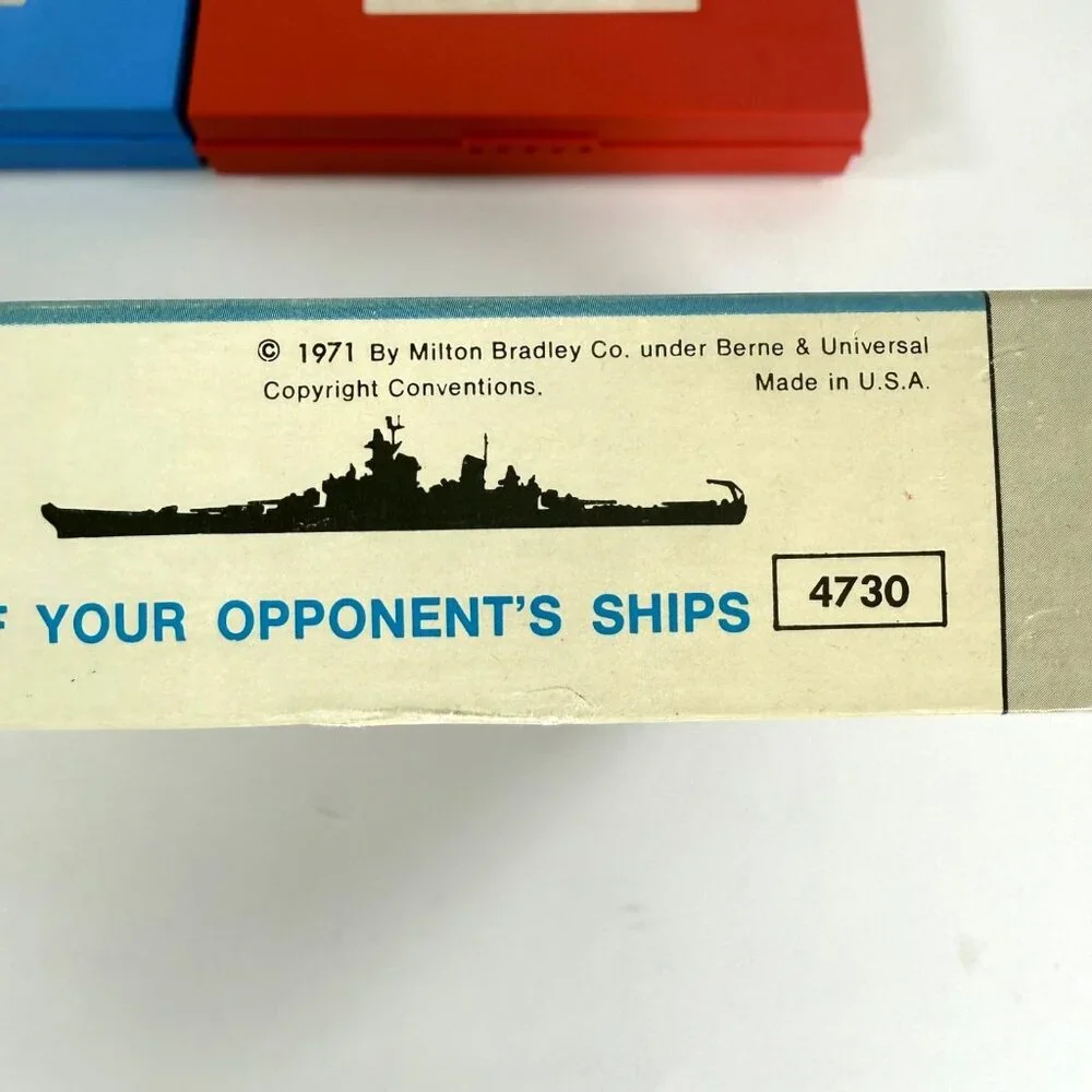 Battleship Milton Bradley 1971 Classic Strategy Board Game Kids Complete
